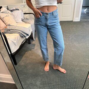Sunday Best Mid Rise Straight Leg Jeans - Size 25 Aritzia